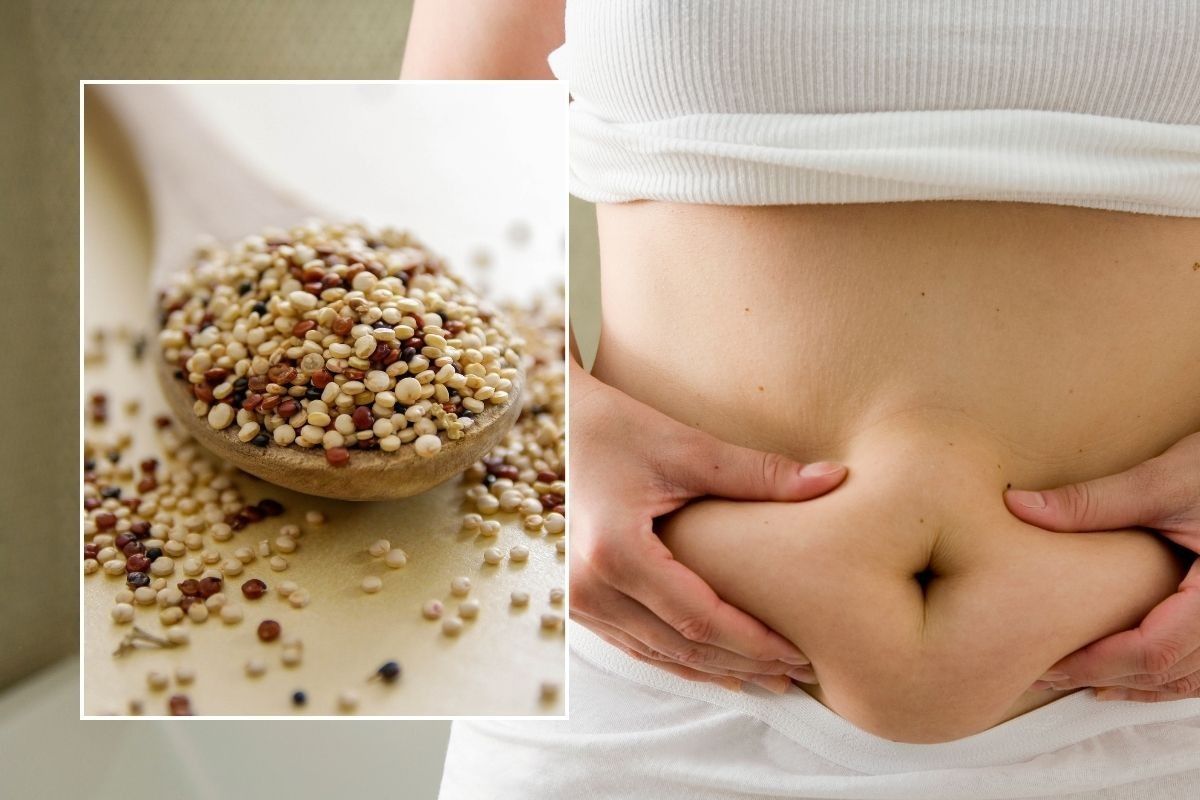 belly fat and quinoa