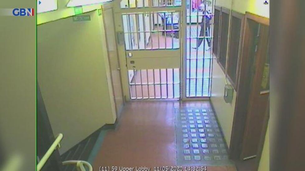 Prisoner Hashem Abedi 'seen smiling in CCTV footage before attack on Belmarsh officer'
