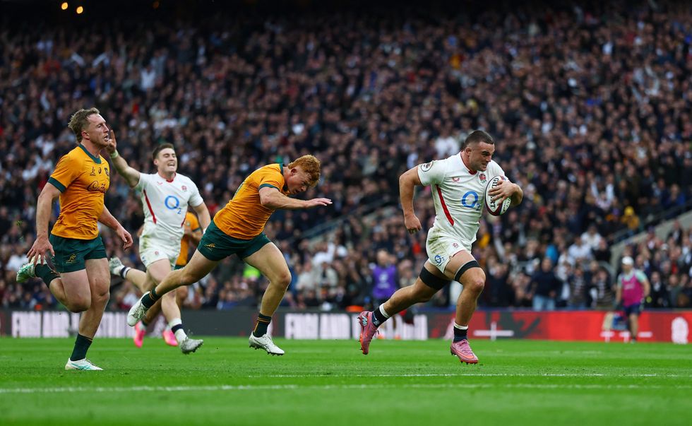 Ben Earl scored England's first try