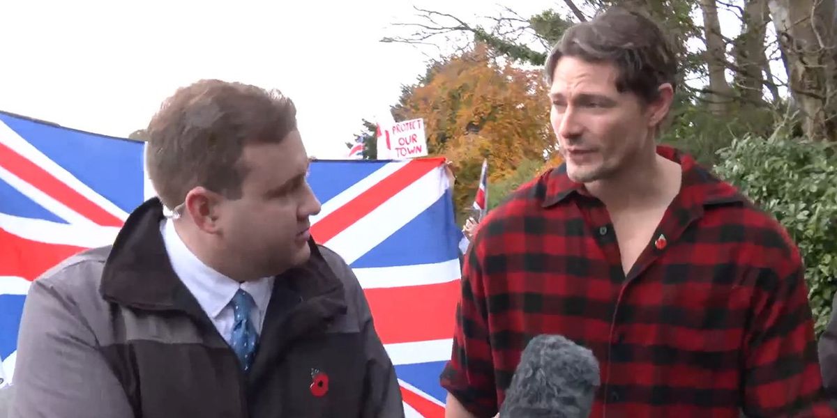 Crowborough protests: Residents hit out at Labour as they protest hundreds of migrants being moved into the community