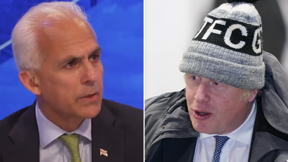Ben Habib and Boris Johnson