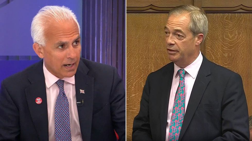 Ben Habib and Nigel Farage
