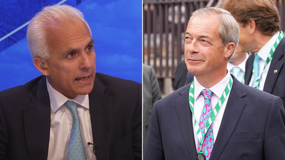 Ben Habib and Nigel Farage