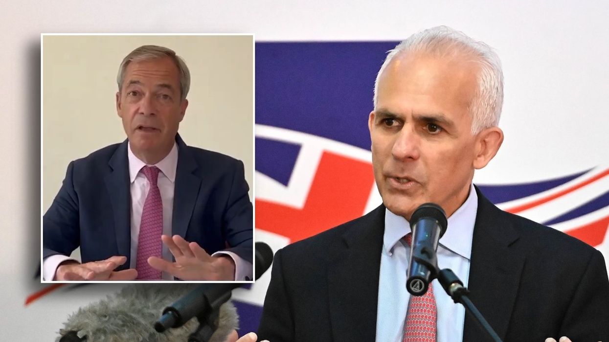 Ben Habib and Nigel Farage