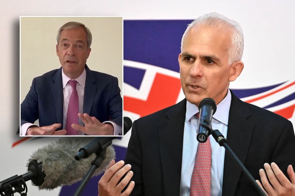 Ben Habib and Nigel Farage