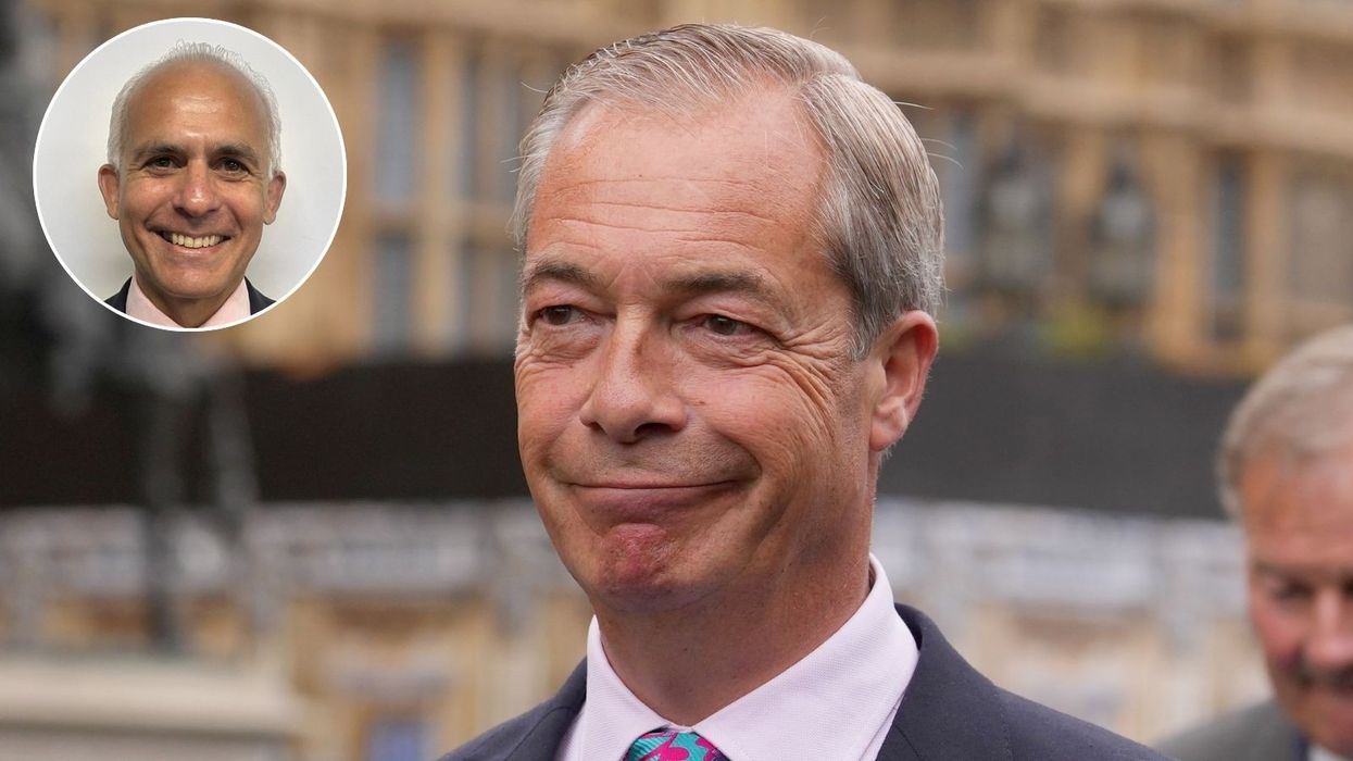 Ben Habib and Reform UK leader Nigel Farage in pictures