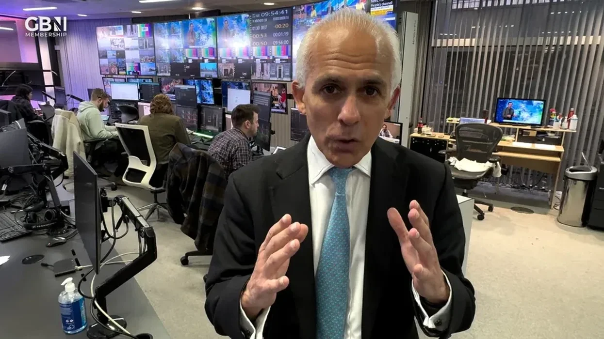 Ben Habib in the GB News newsroom