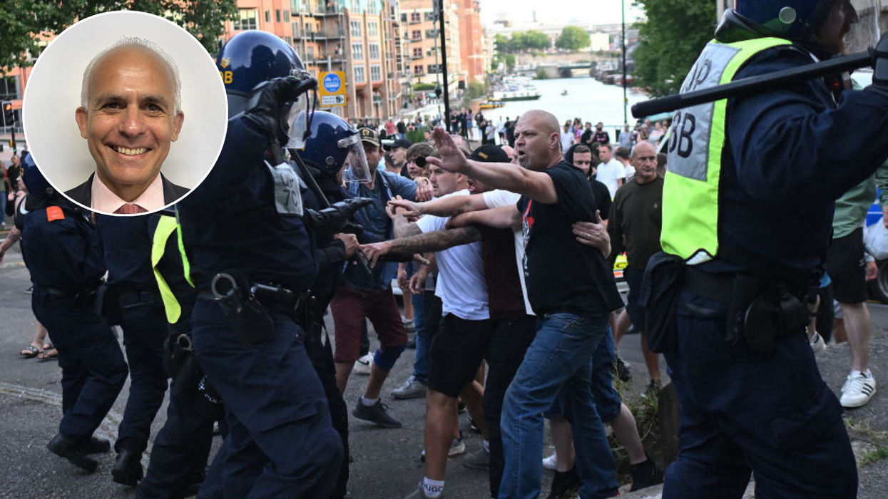Ben Habib protests