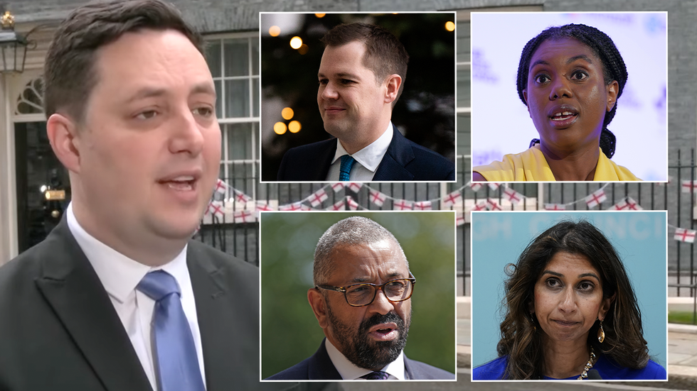 Ben Houchen, Robert Jenrick and Kemi Badenoch, James Cleverly and Suella Braverman