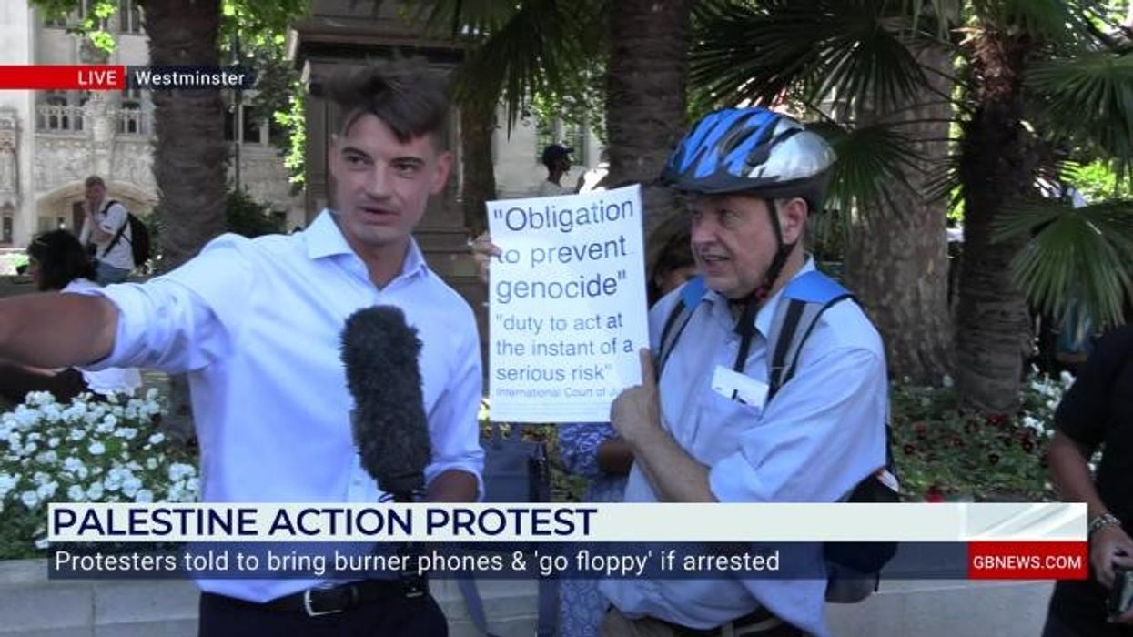 Anti-AI protester arrested for wearing 'Plasticine Action' T-shirt