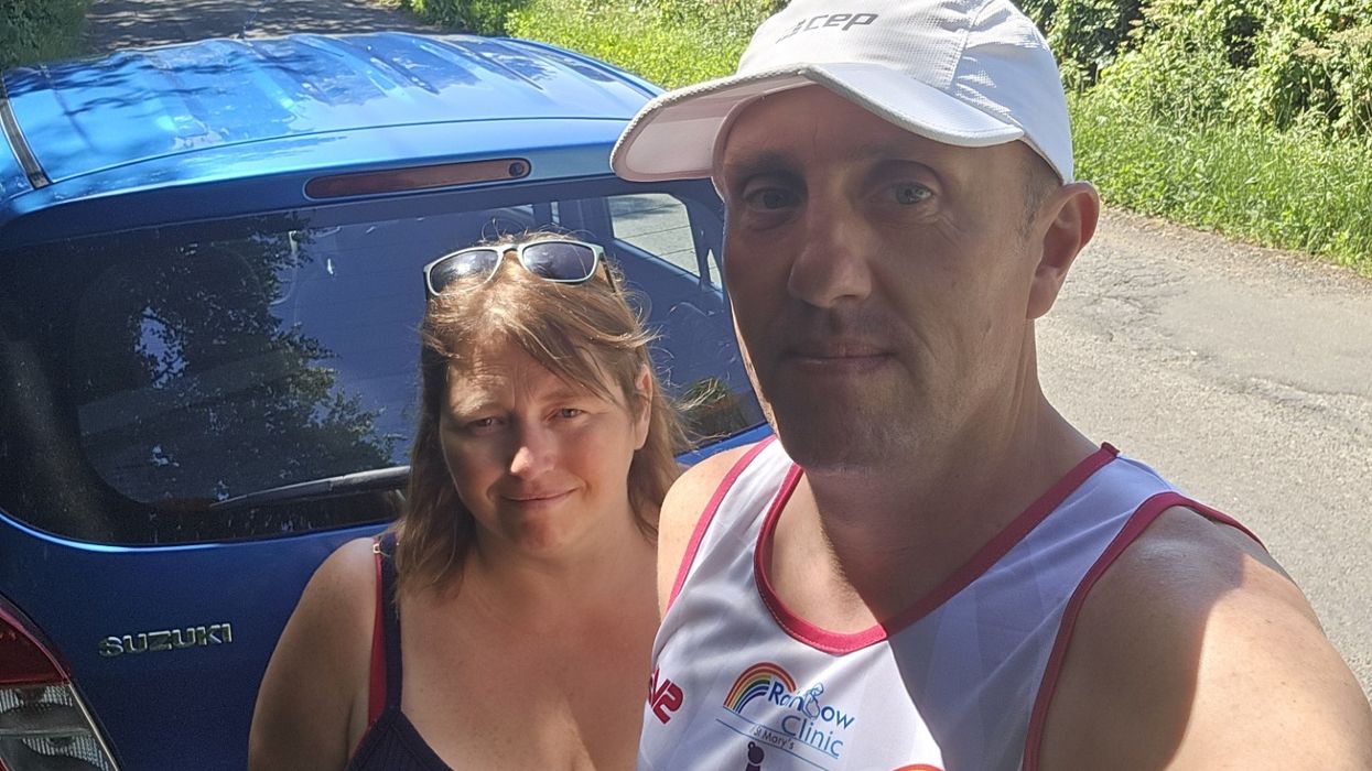 Ben Moorhouse and his partner Gaynor