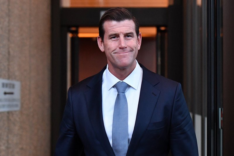 Ben Roberts-Smith leaves the Federal Court of Australia in Sydney in 2021