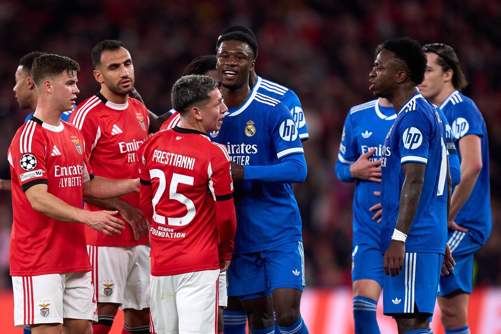 Benfica star Gianluca Prestianni is alleged to have racially abused Vinicius Jr last week