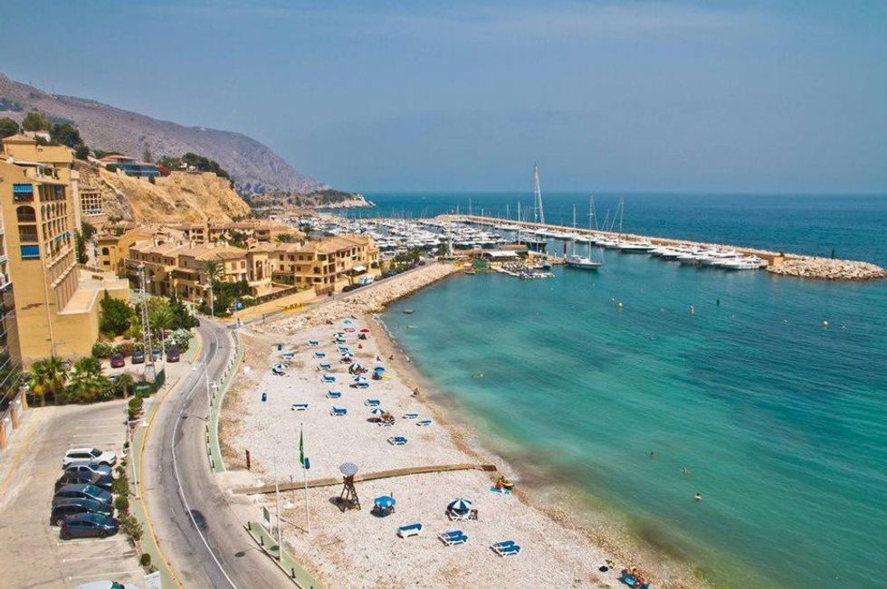 Benidorm beach Roman ruins