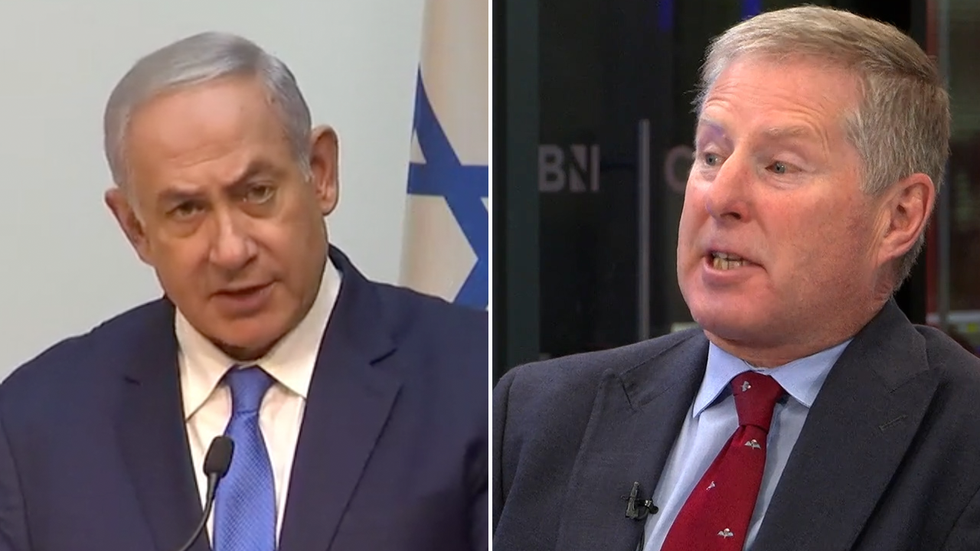 Benjamin Netanyahu and Chip Chapman