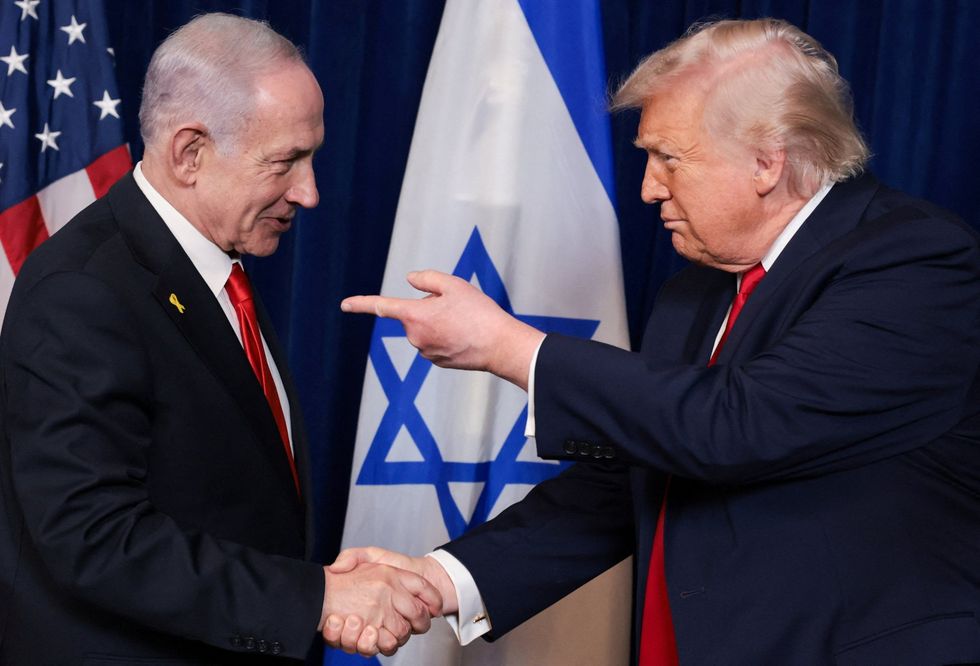 Benjamin Netanyahu and Donald Trump