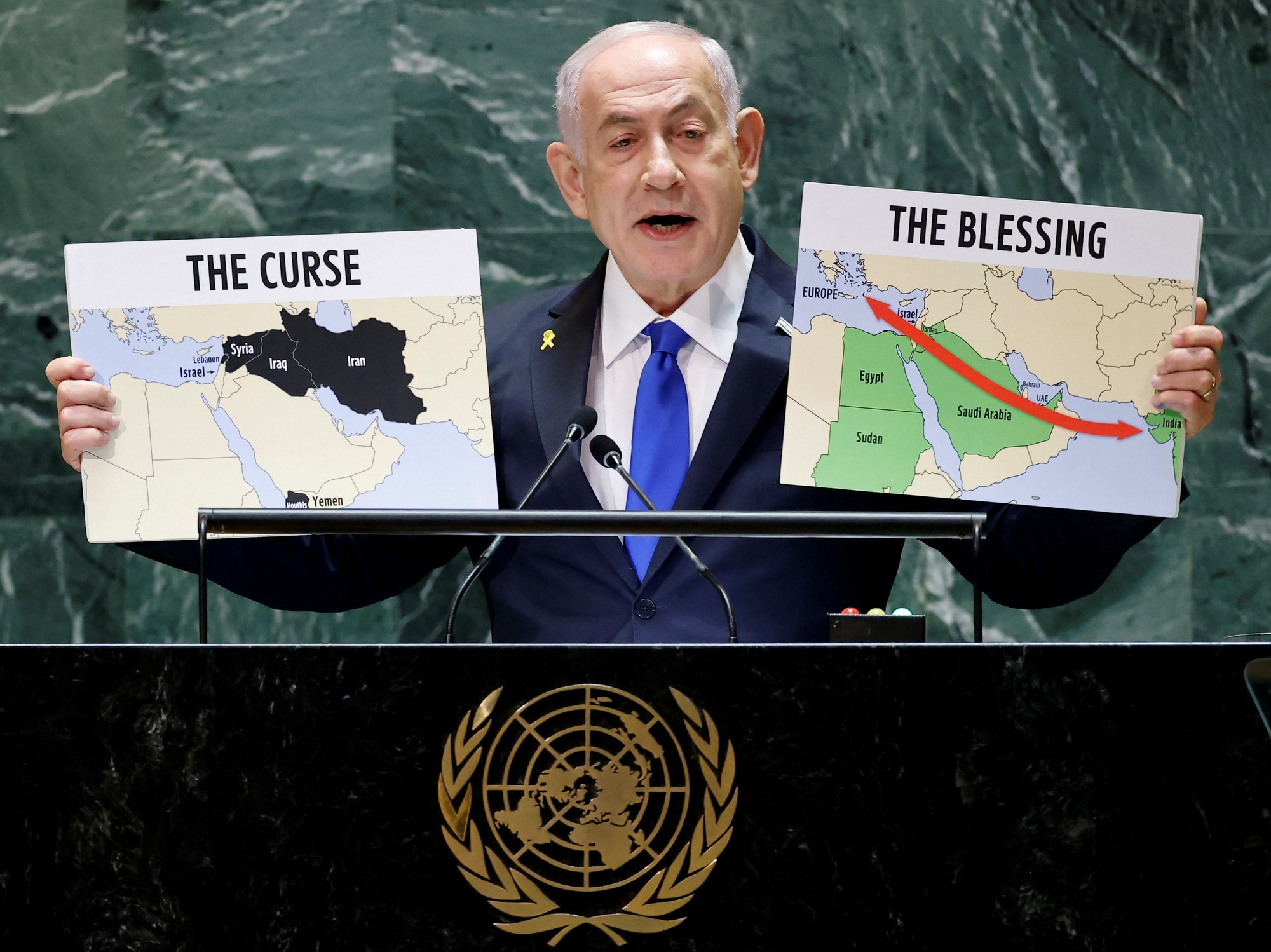Benjamin Netanyahu at the UN