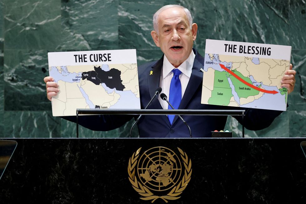 Benjamin Netanyahu at the UN
