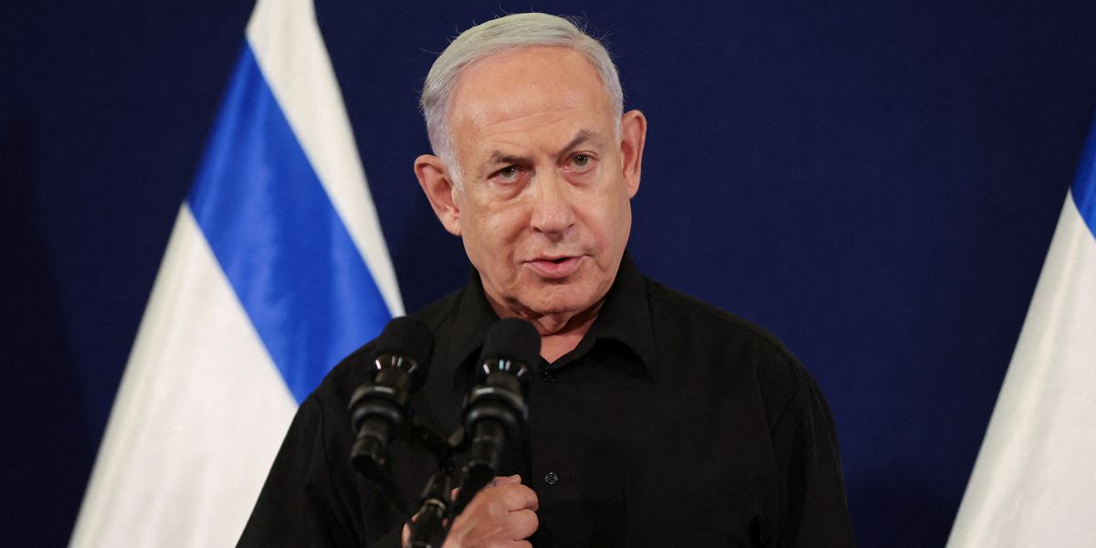 NextImg:WATCH: Israeli Prime Minister Benjamin Netanyahu declares 'this is a time for war'
