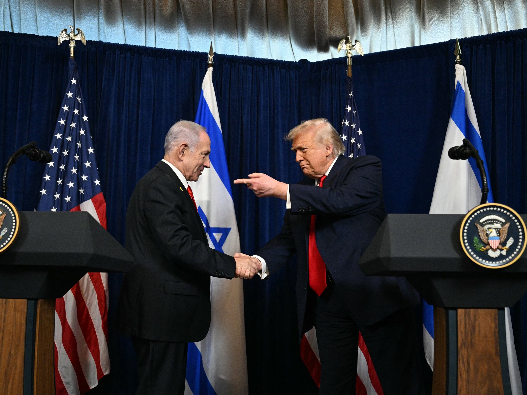 Benjamin Netanyahu, Donald Trump