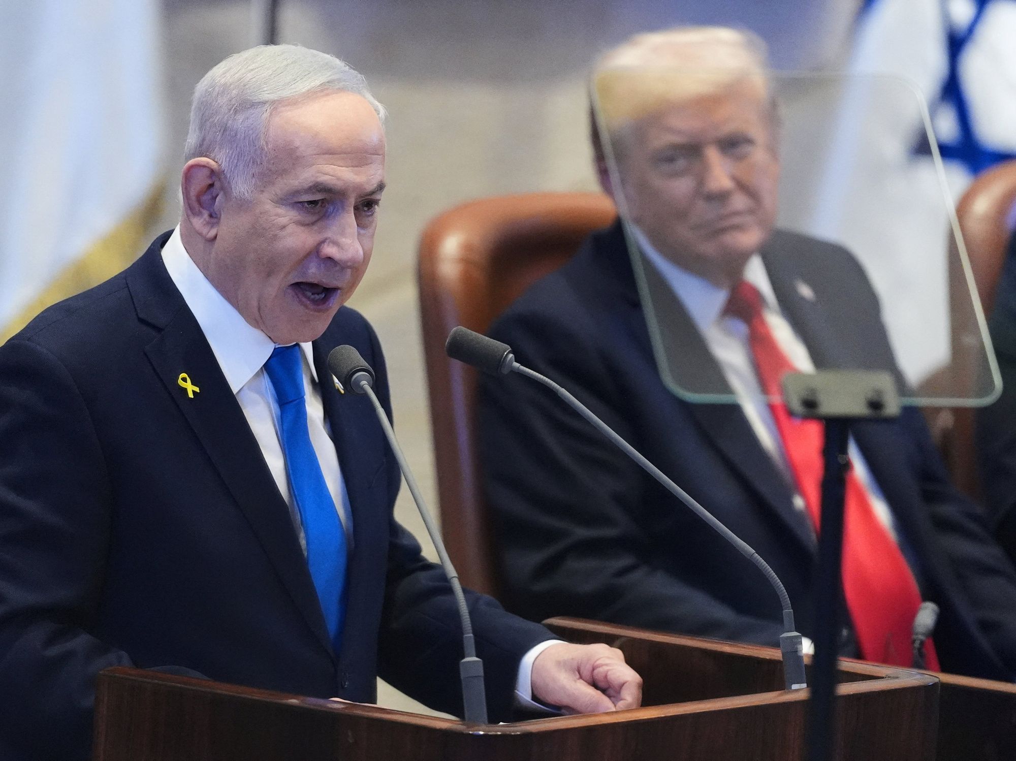 Benjamin Netanyahu in thinly veiled jab at Keir Starmer for 'succumbing to antisemitic mobs' afte...