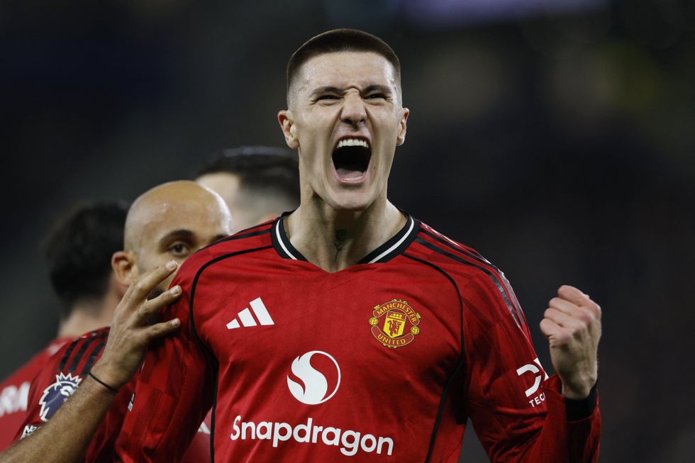Benjamin Sesko came off the bench to score United's winner against Everton