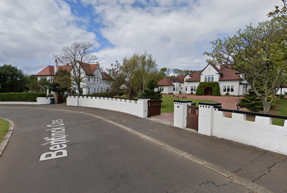 Bentinck Crescent, Troon in Scotland