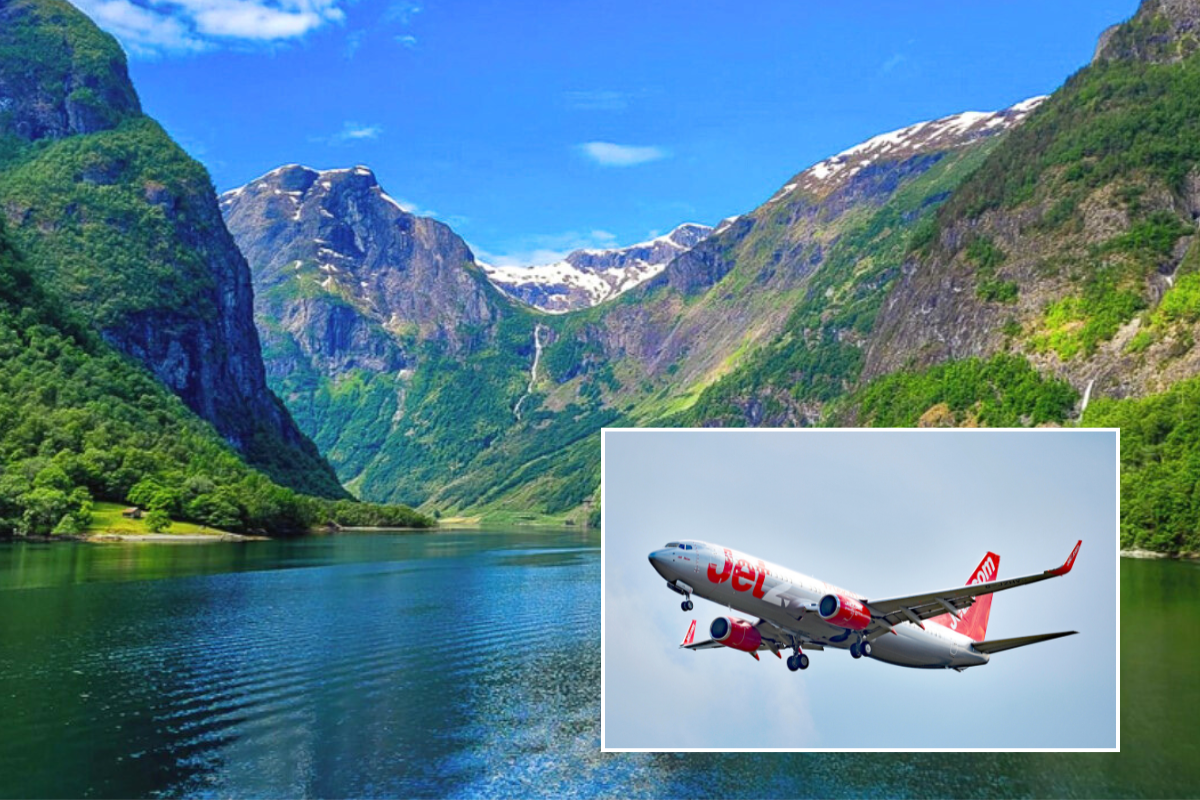Bergen Fjords / Jet2 plane