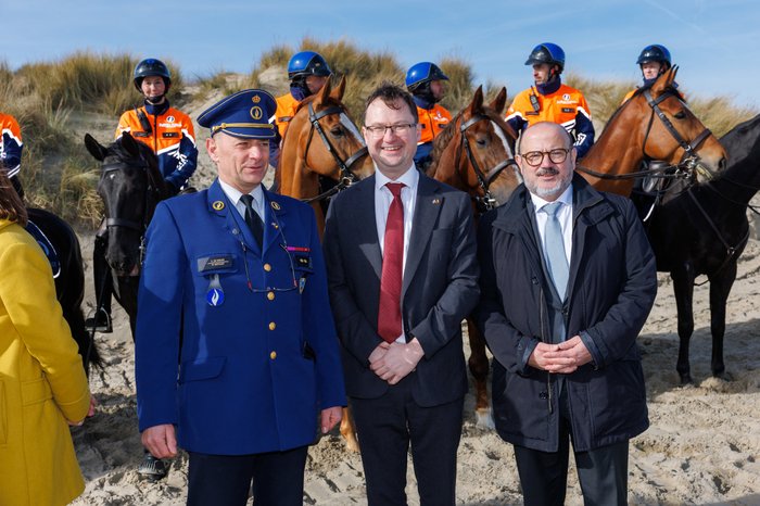 Bernard Quintin (R), Alex Norris (middle)