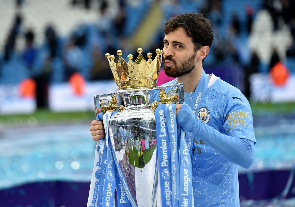 Bernardo Silva is chasing a seventh Premier League crown with Man City