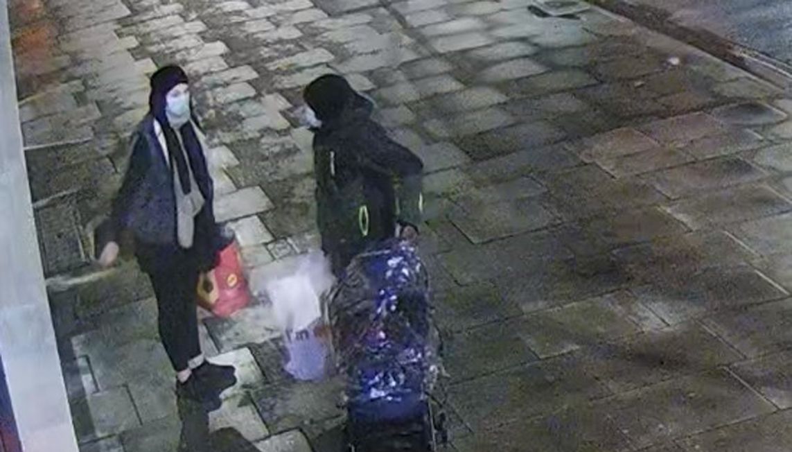 BEST QUALITY AVAILABLE Handout photo issued by the Metropolitan Police of a CCTV image dated 07/01/23 of Mark Gordon and Constance Marten near Alder Street in London. Mr Gordon along with Ms Marten are missing with their new born baby, after their vehicle broke down near junction four (Farnworth, Bolton) of the M61. Issue date: Tuesday January 24, 2023.