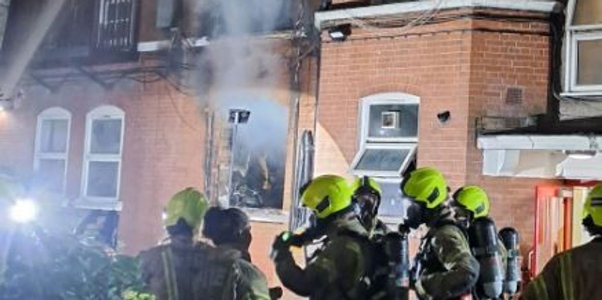 NextImg:Huge fire rips through tower block in London as 11 people rushed to hospital and dozens more evacuated