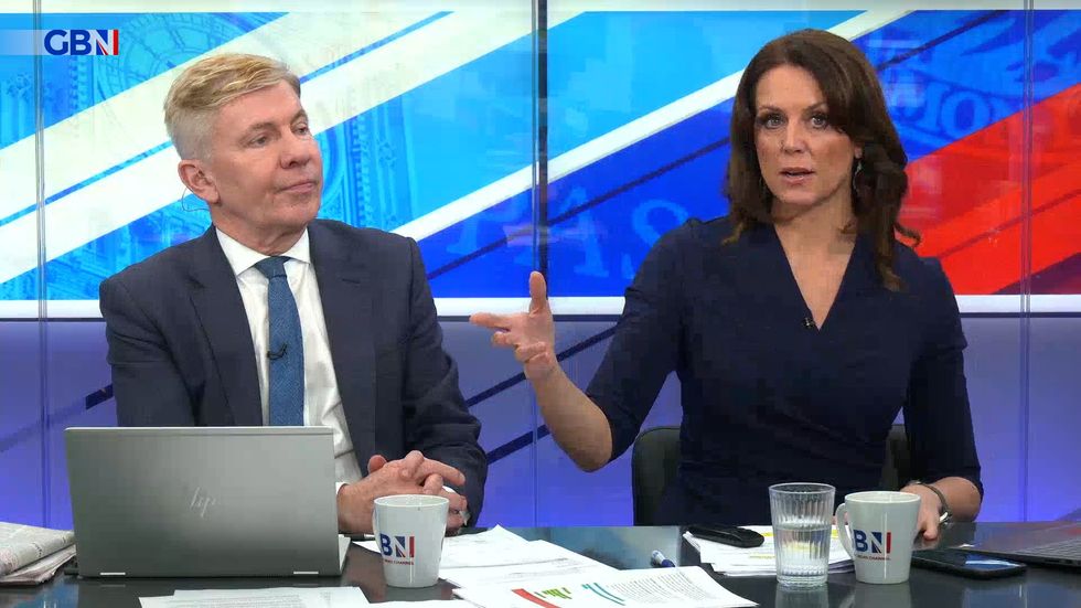 Bev Turner and Andrew Pierce present on GB News