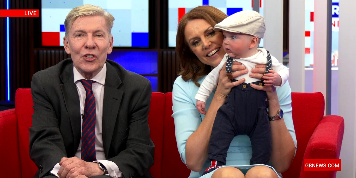 NextImg:Olivia Utley introduces baby Wilfred to GB News in adorable moment as she sends message to viewers