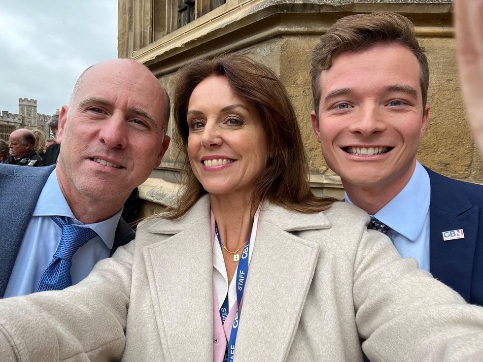 Bev Turner and Cameron Walker at Windsor Castle
