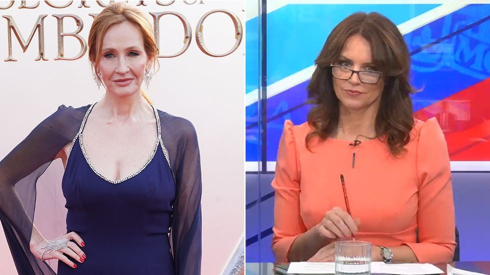 Bev Turner and JK Rowling