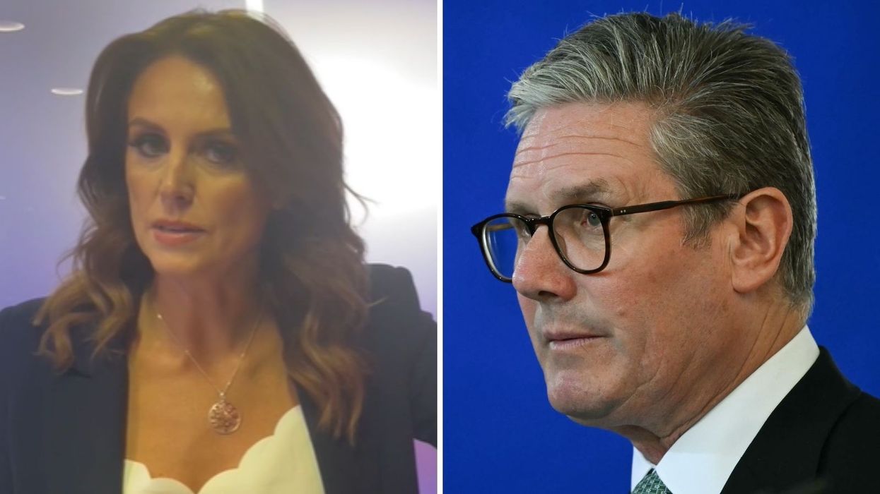Bev Turner and Keir Starmer in pictures