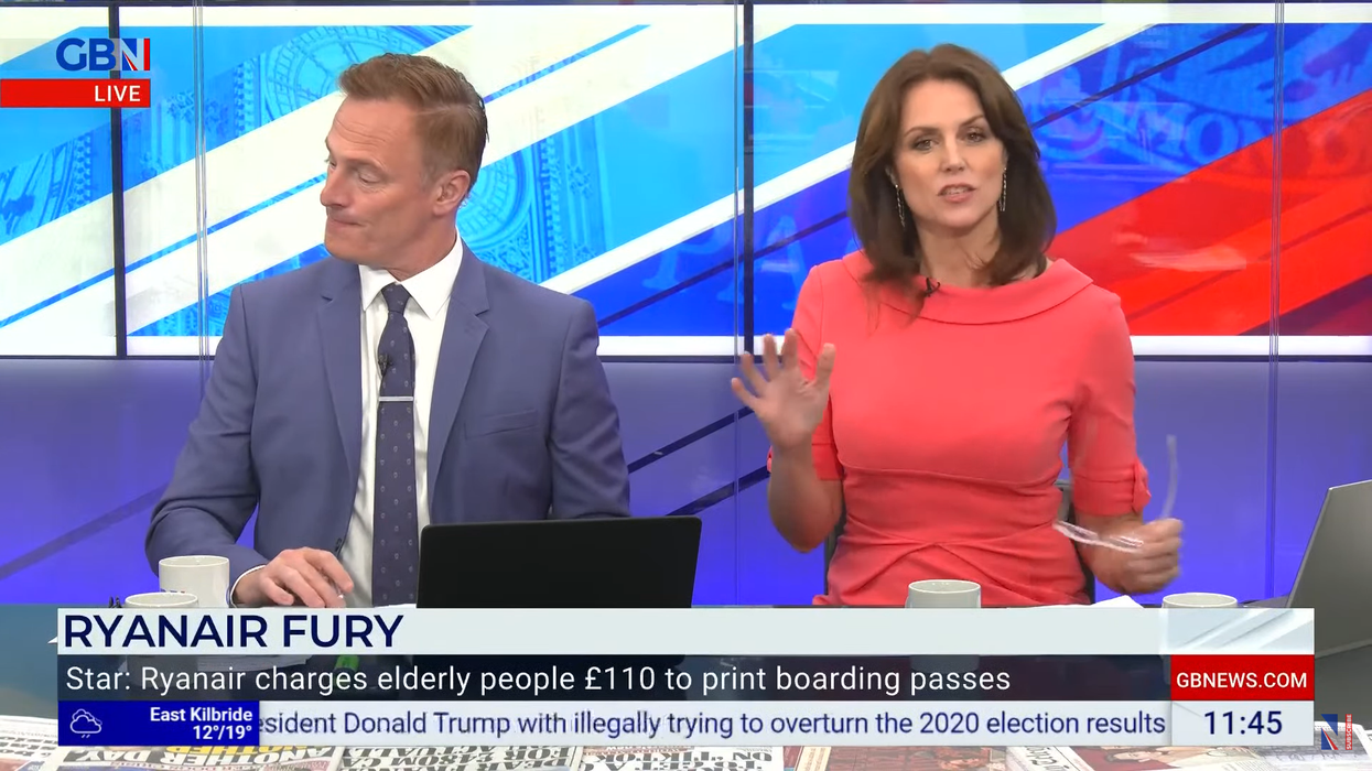 Bev Turner and Martin Daubney