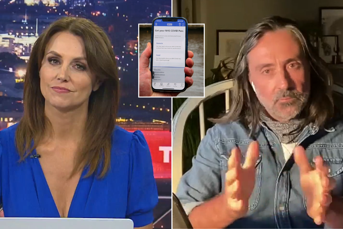 Bev Turner and Neil Oliver