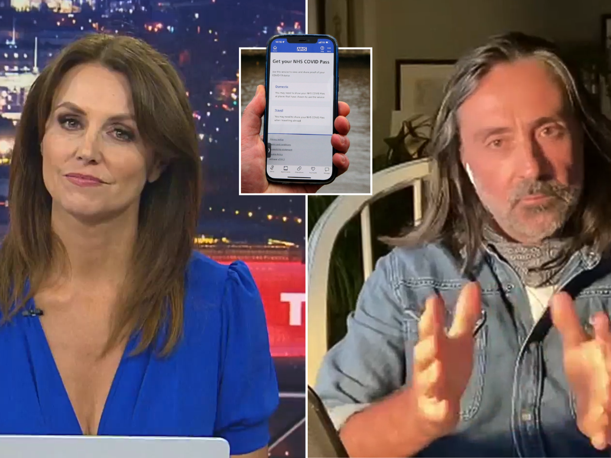 Bev Turner and Neil Oliver