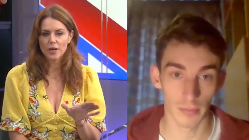 Bev Turner clashed with a Just Stop Oil activist on GB News.