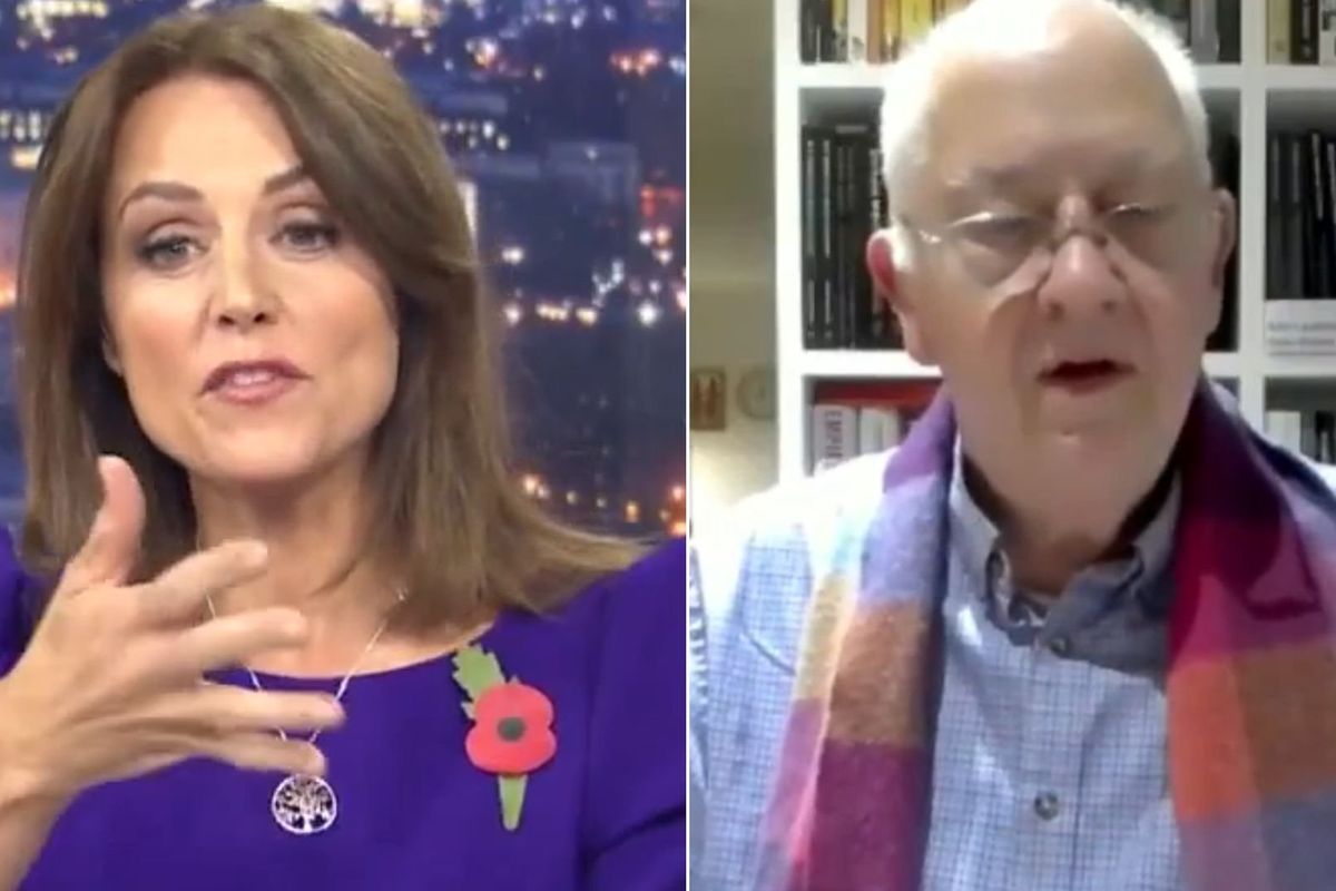 Bev Turner erupted at former BBC producer John Mair