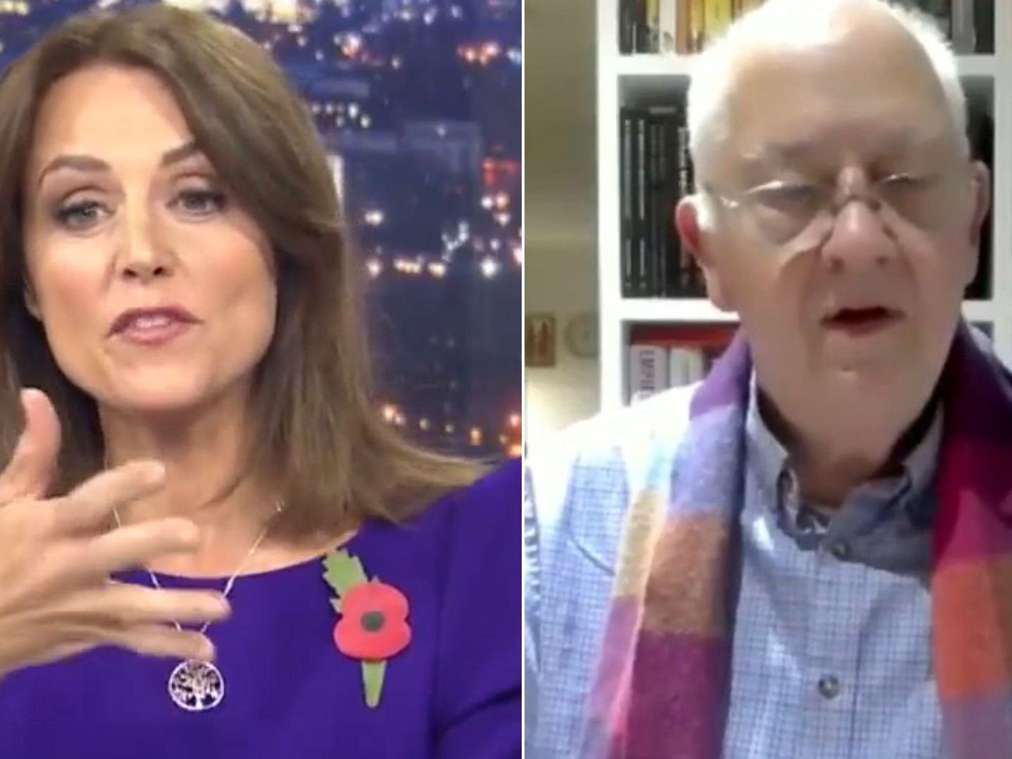 Bev Turner erupted at former BBC producer John Mair