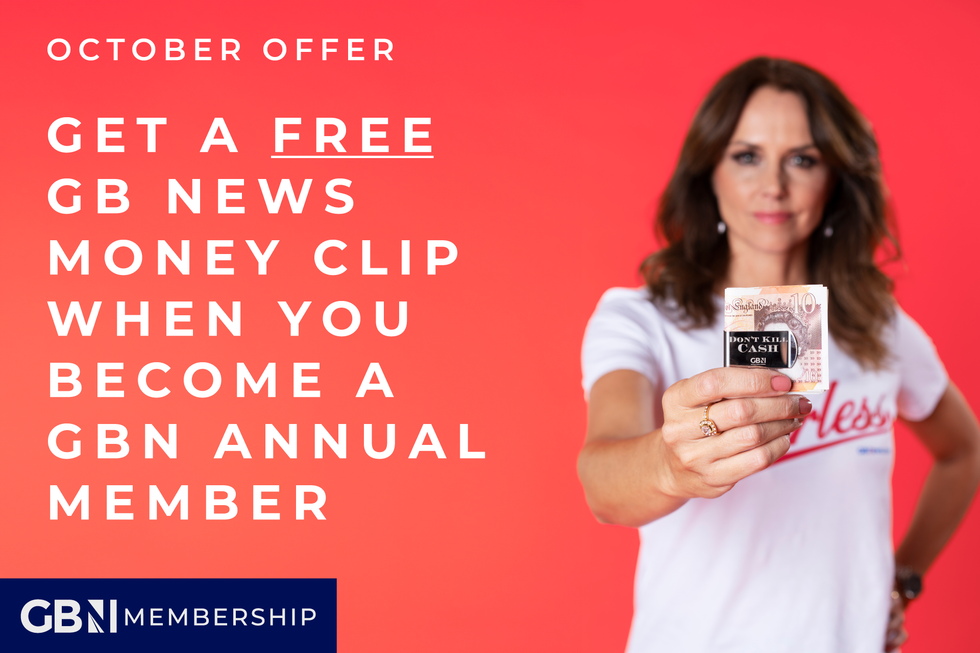 Bev Turner holds GBN Don't Kill Cash money clip in October offer promo