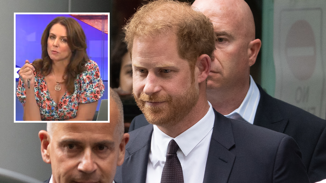 Bev Turner (left) and Prince Harry (right)