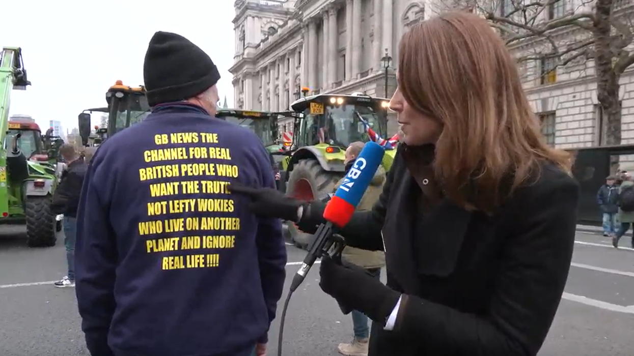 Bev Turner meets farmer Kevin on Whitehall