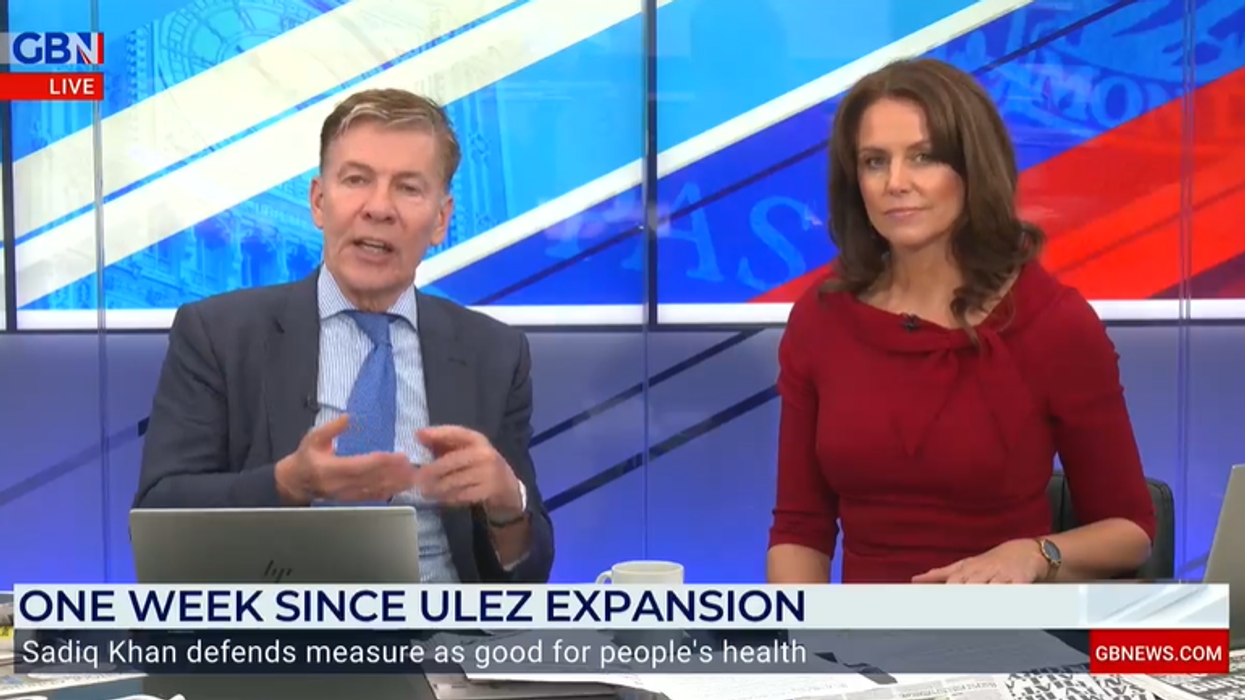 Bev Turner on Britain's Newsroom