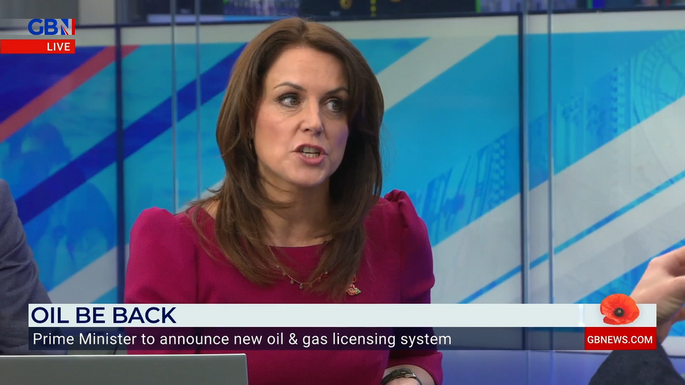 Bev Turner presents on GB News