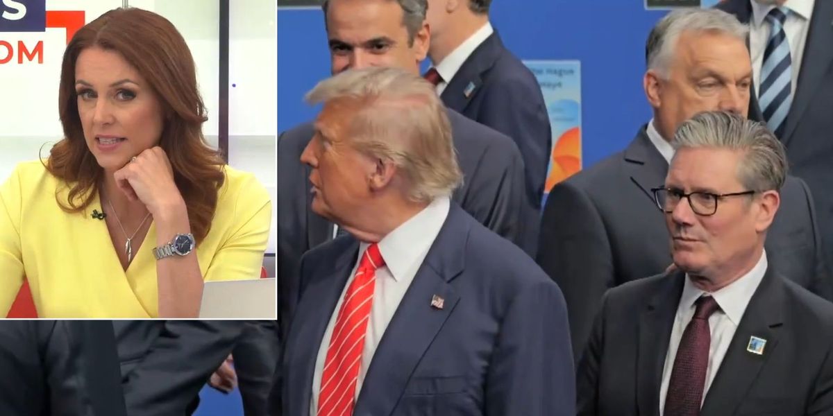 NextImg:‘So awkward!’ Bev Turner’s hilarious reaction as Keir Starmer brushes shoulders with Donald Trump