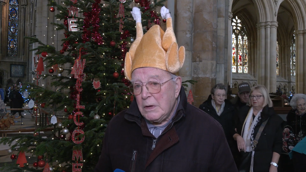 Beverley Christmas Tree Festival visitor